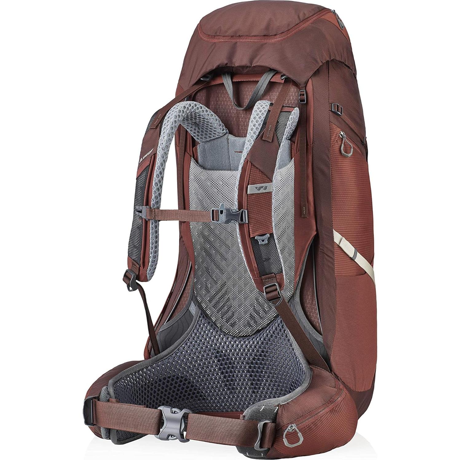 Mochila de Senderismo Gregory Maven 55L para Mujeres, Rojo