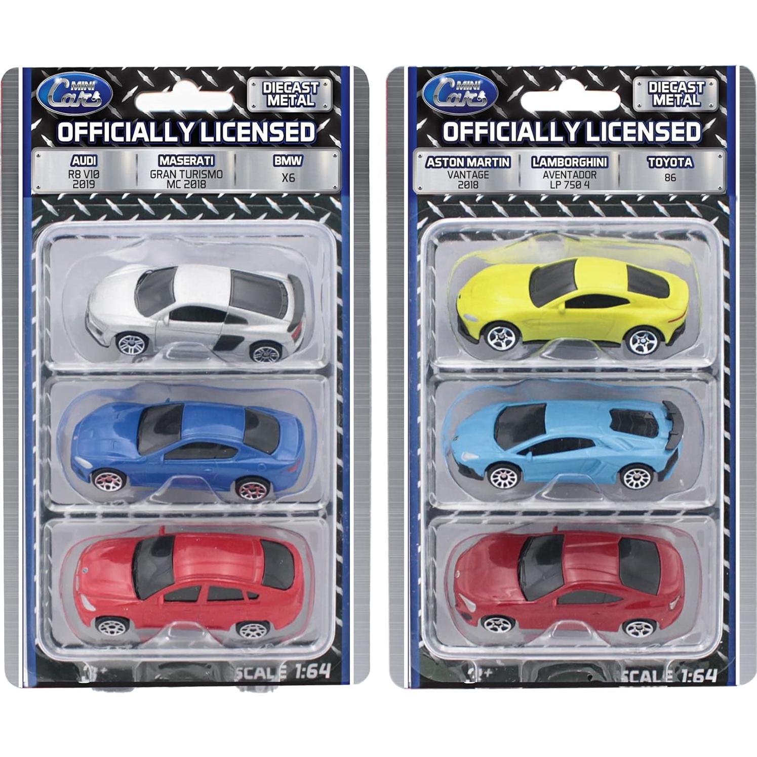 Set de 6 Coches Diecast Just For Laughs a Escala 1:64