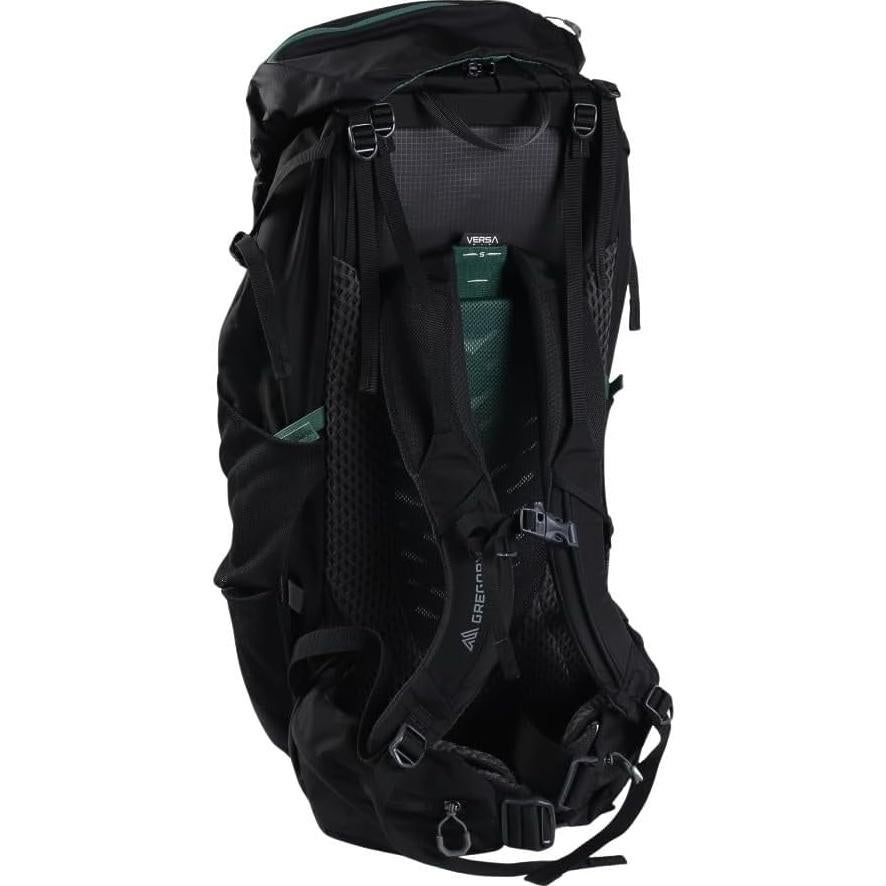 Stout 55L Unisex Backpacking Pack, Breathable Backpanel, Internal Hydration Sleeve for Water Reservoir (Bladder Not Included), One Size Fits All, Forest Black