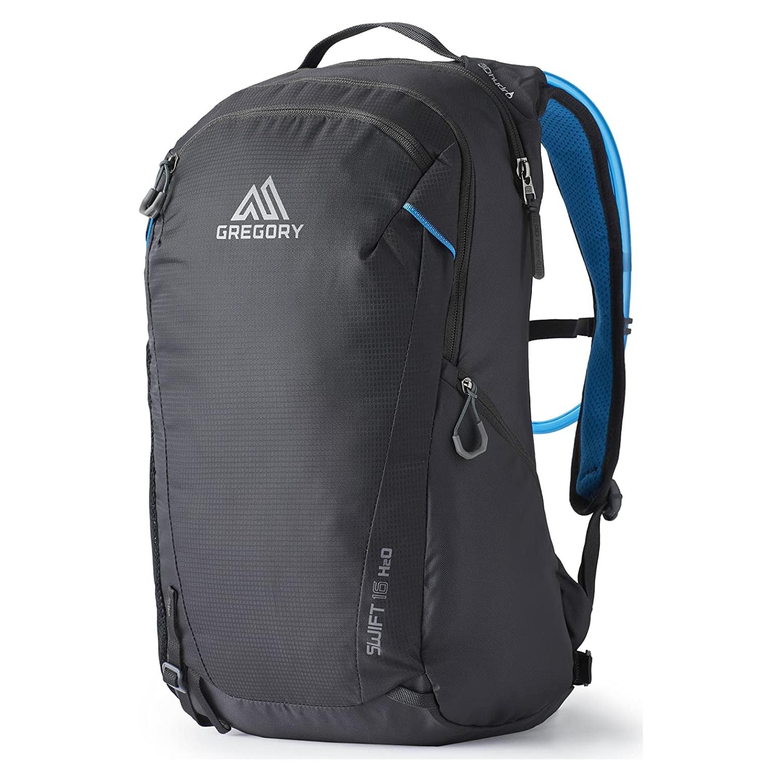 Swift 16L H2O Women's Day Hiking Backpack, Breathable Foam Backpanel, 2L Water Reservoir Included, Xeno Black