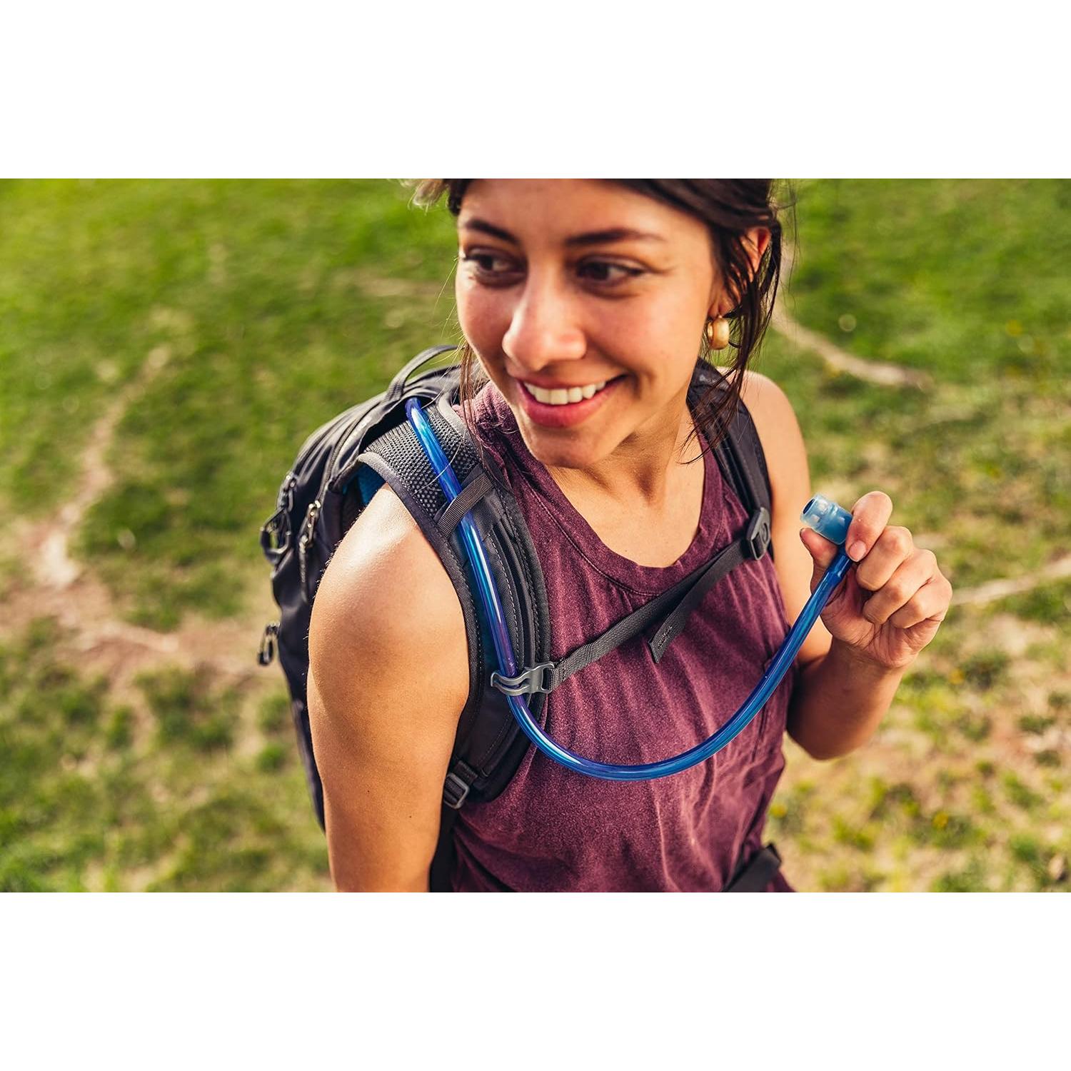 Swift 16L H2O Women's Day Hiking Backpack, Breathable Foam Backpanel, 2L Water Reservoir Included, Xeno Black