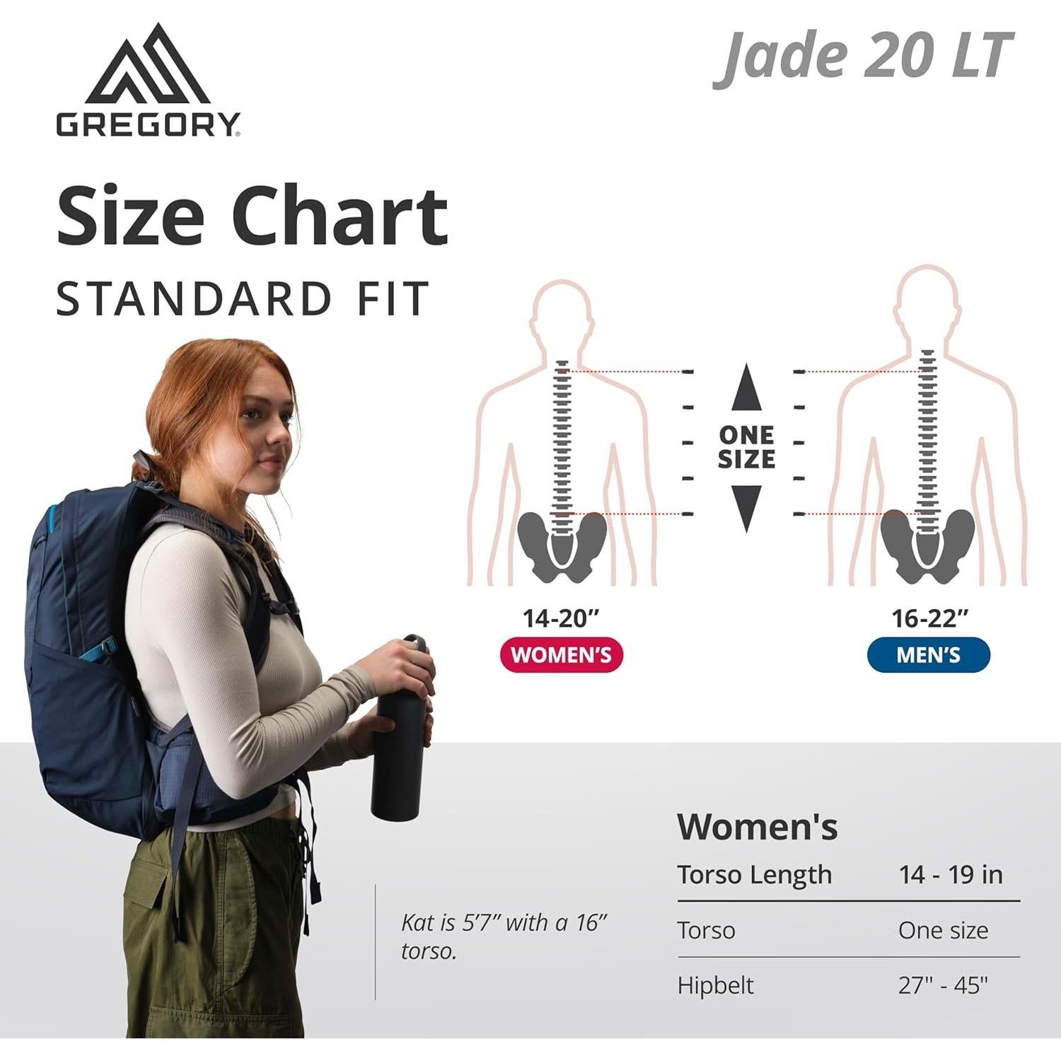 Jade 20L Women's Day Hiking Backpack, Ventilated Backpanel, Built-In Hydration Attachment for Bladder (Reservoir Not Included), One Size Fits All, Ruby Red