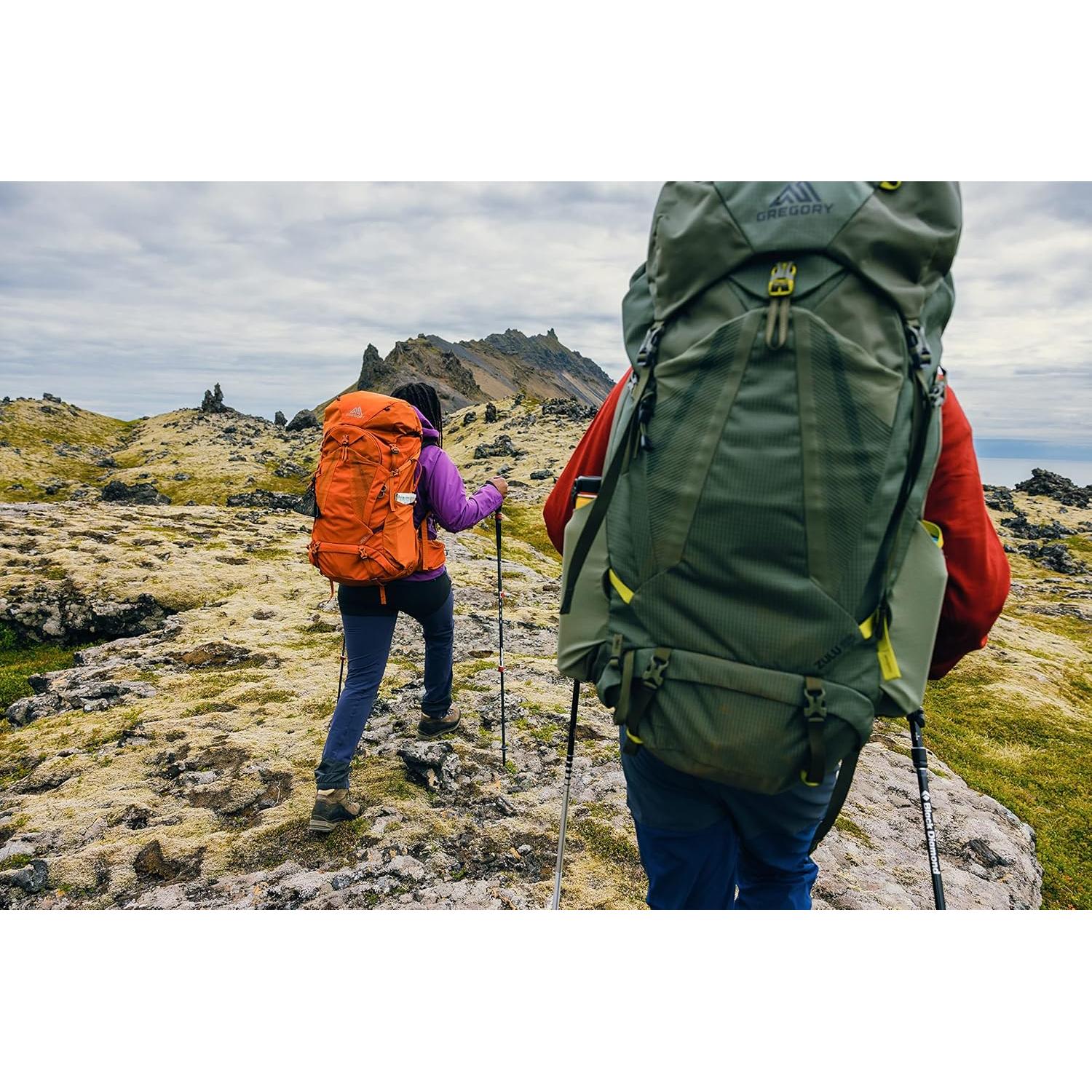 Mochila Unisex Gregory Zulu 65L para Senderismo Verde Forraje