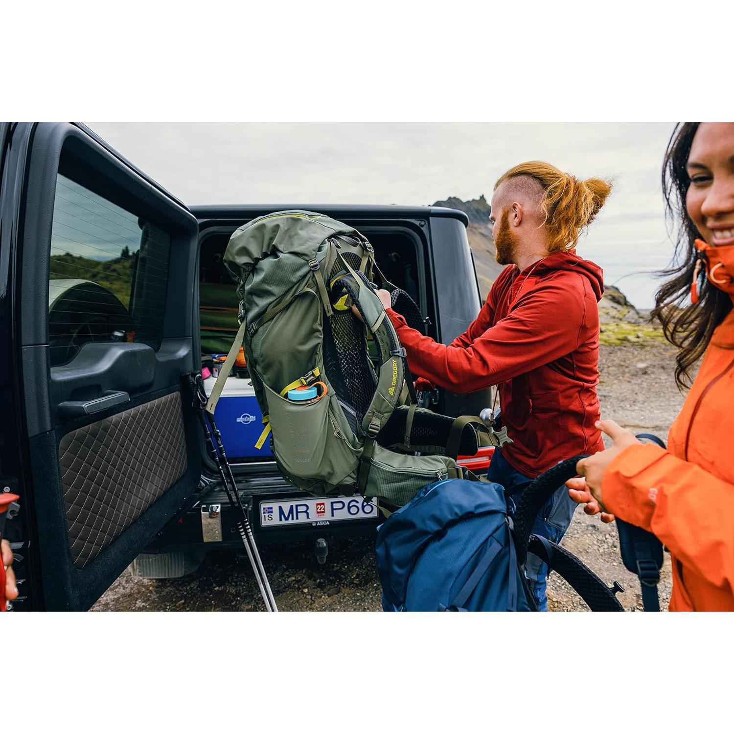 Mochila Unisex Gregory Zulu 65L para Senderismo Verde Forraje