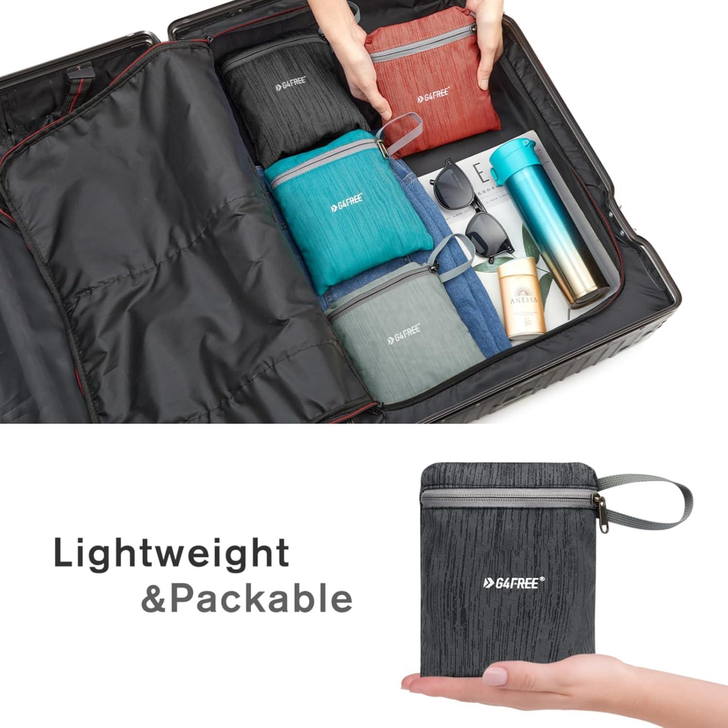 Mochila de Senderismo Plegable G4Free 10L Negra Ligera