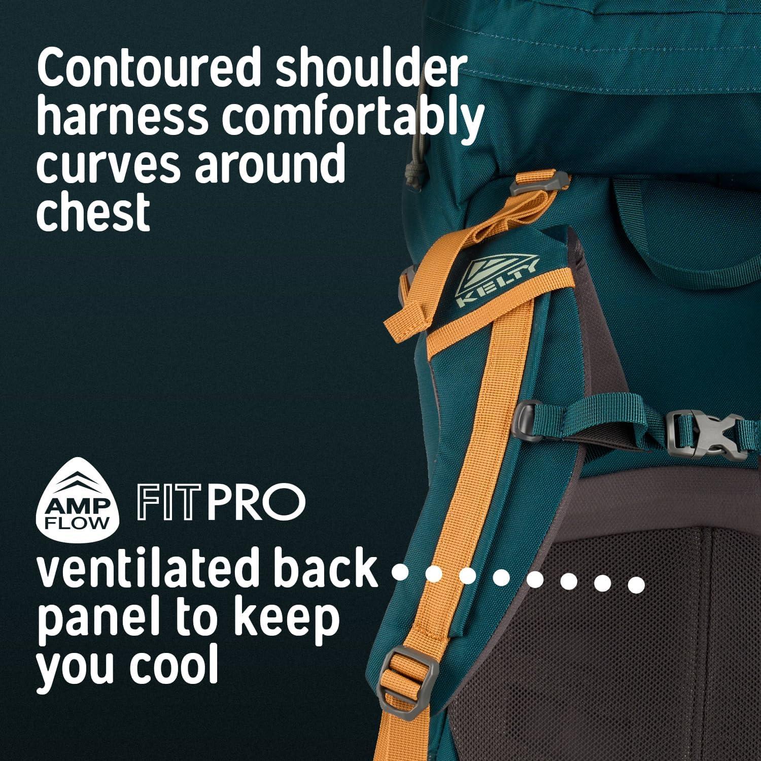 Mochila de Senderismo Kelty Nena 60L para Mujeres Verde