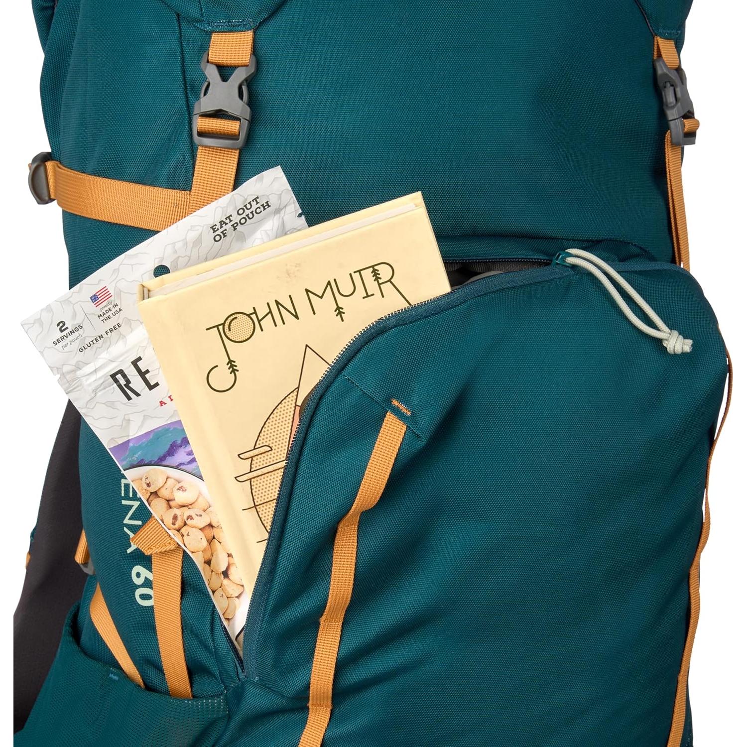 Mochila de Senderismo Kelty Nena 60L para Mujeres Verde
