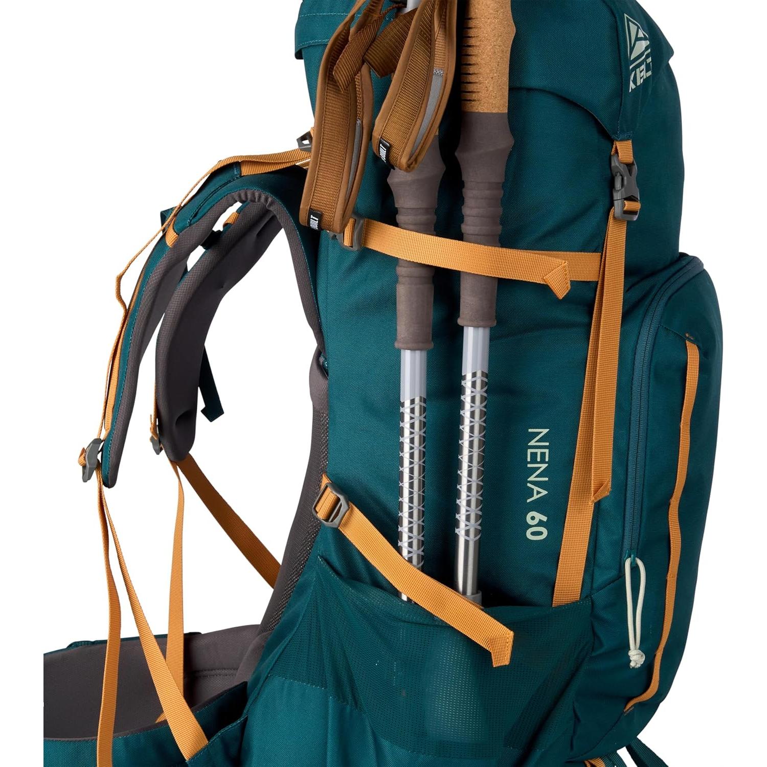 Mochila de Senderismo Kelty Nena 60L para Mujeres Verde