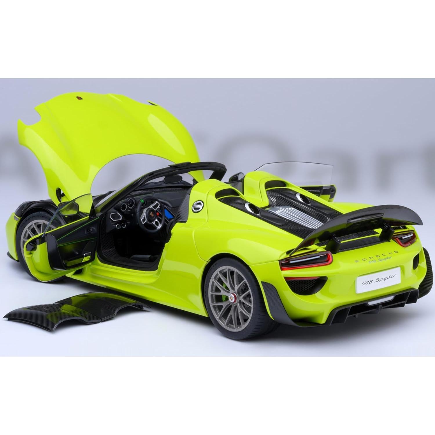 Modelo de Coche 918 Paquete Weissach Verde Ácido 1/18 AUTOart