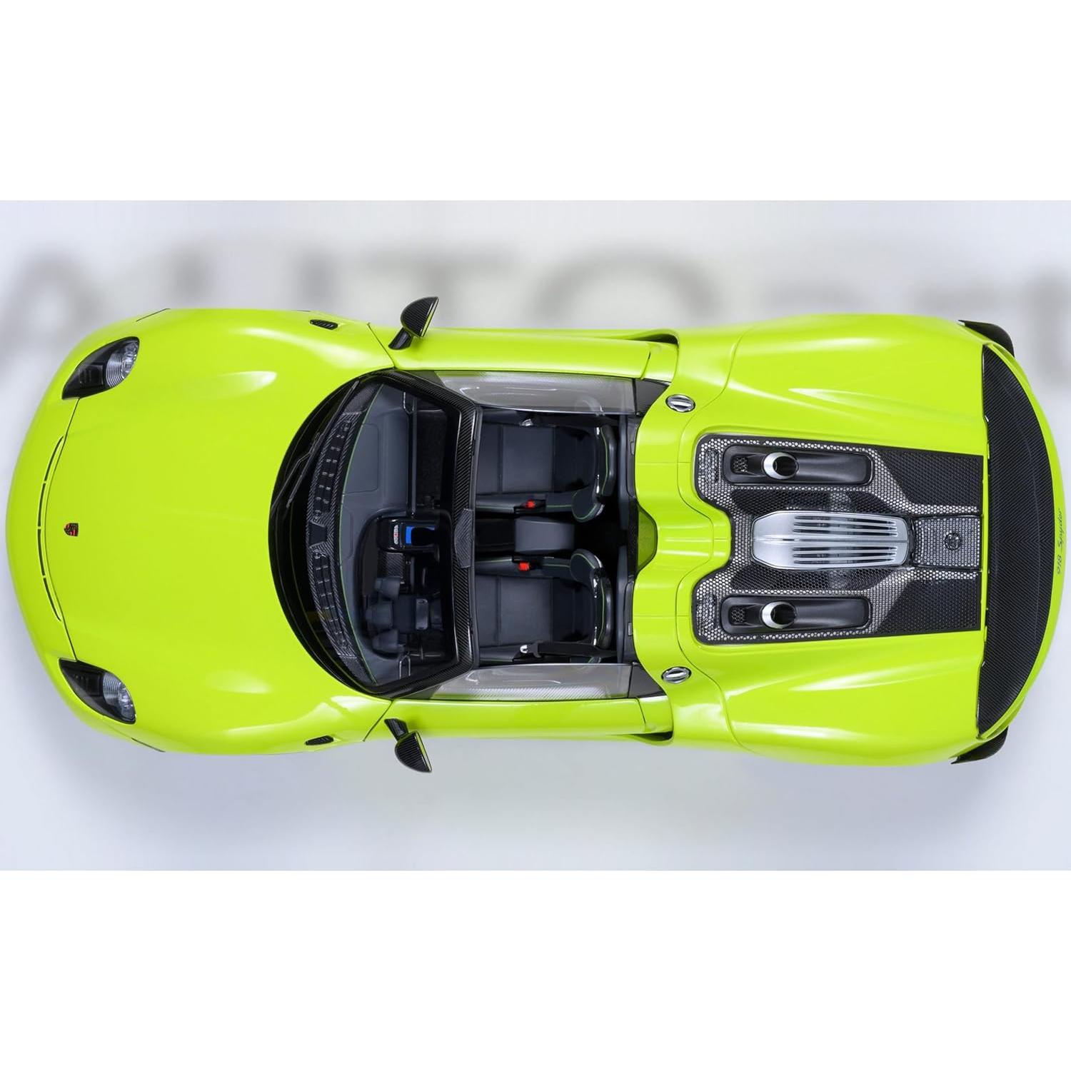 Modelo de Coche 918 Paquete Weissach Verde Ácido 1/18 AUTOart