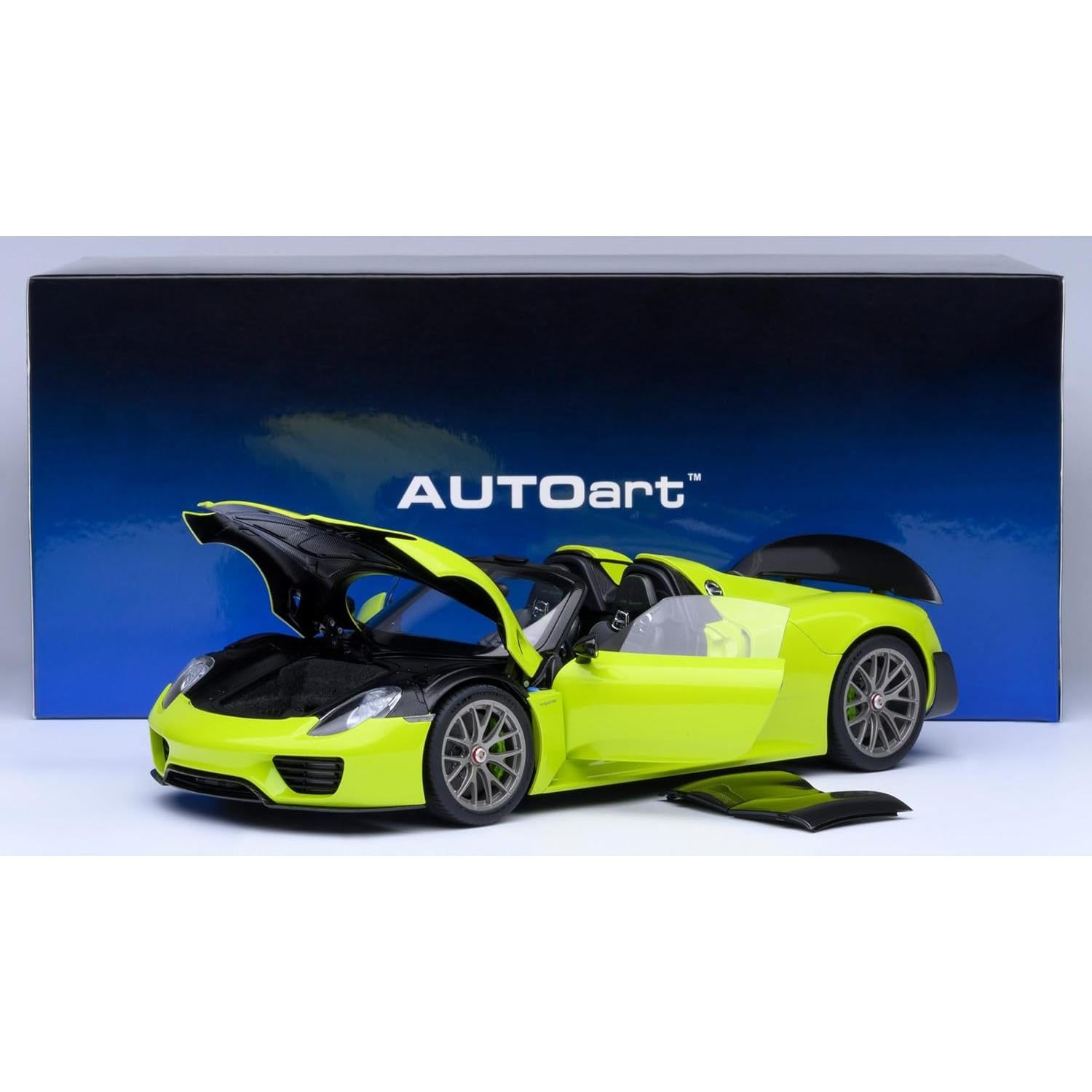 Modelo de Coche 918 Paquete Weissach Verde Ácido 1/18 AUTOart