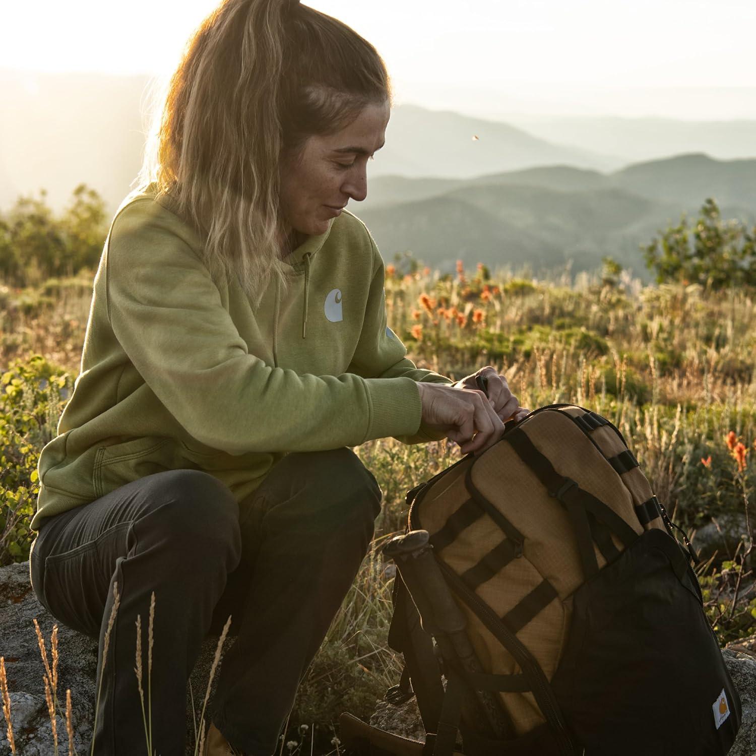 Mochila de Senderismo Carhartt 45L Nylon Repelente al Agua