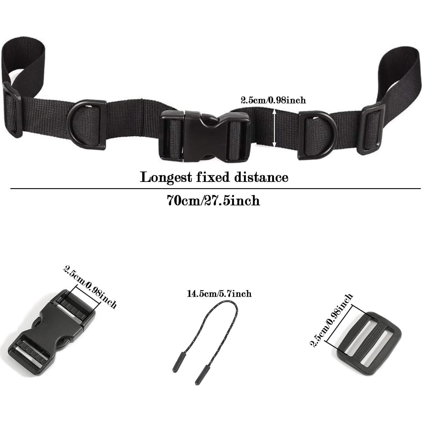 Correas de Pecho para Mochila Snmzlc US224 - Ajustables, Nylon