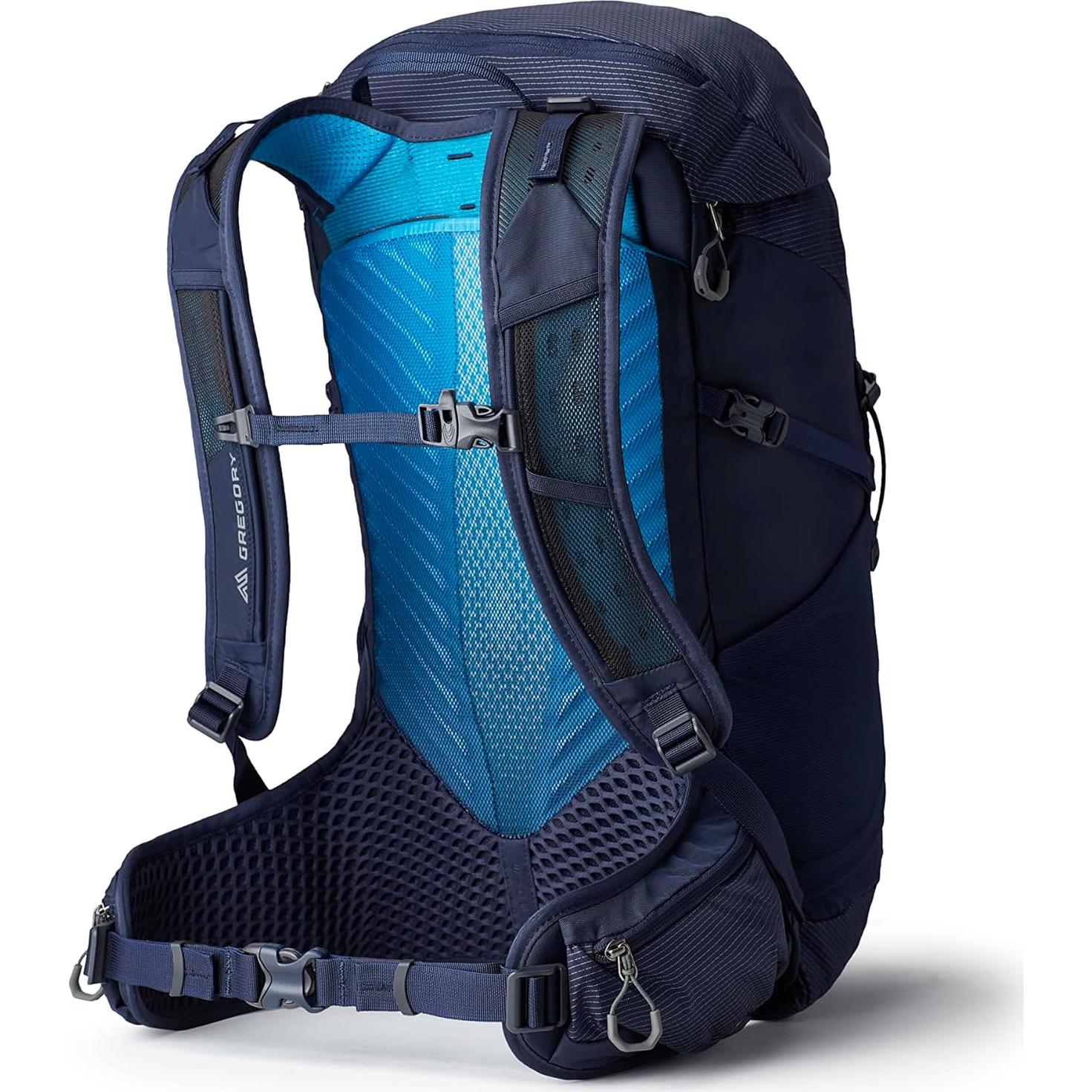 Maya 30L Women's Day Hiking Backpack, Ventilated Backpanel, Built-In Hydration Attachment for Water Bladder (Reservoir Not Included), One Size Fits All, Storm Blue
