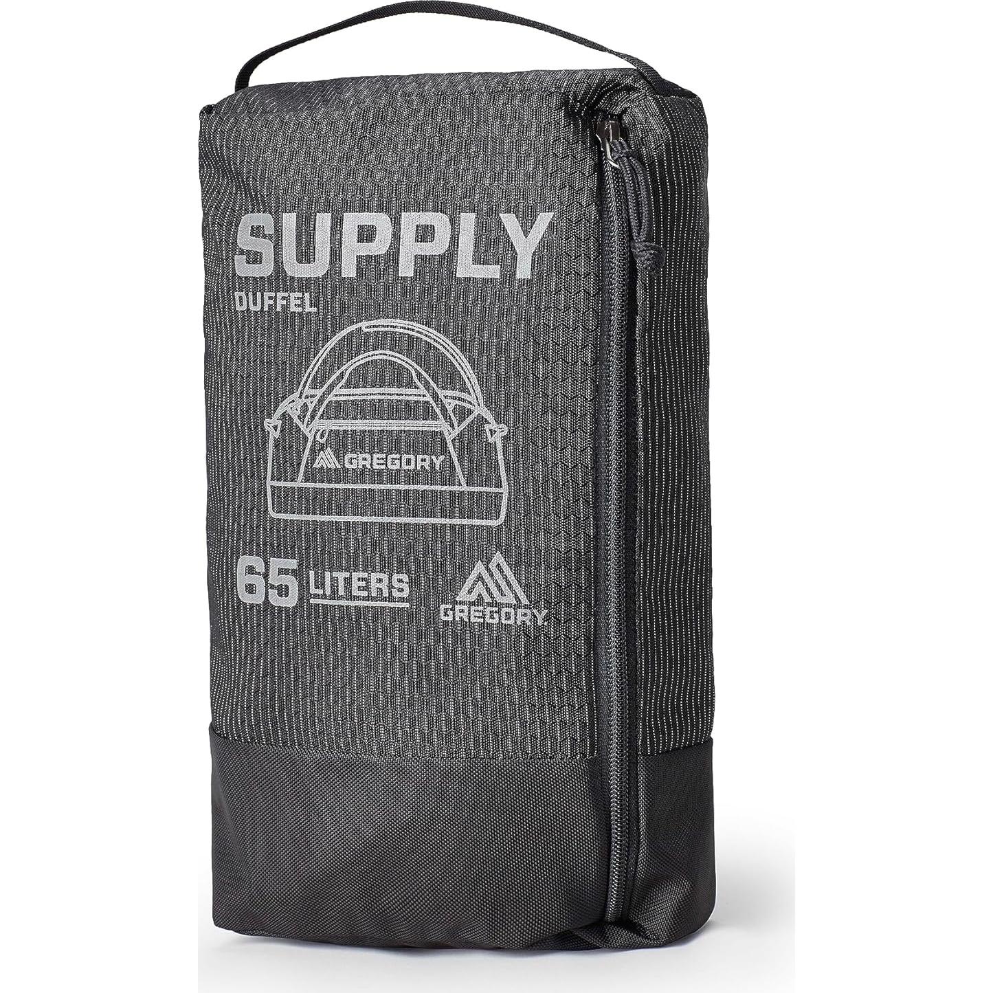 Bolsa de viaje Gregory Supply 65L plegable repelente agua azul