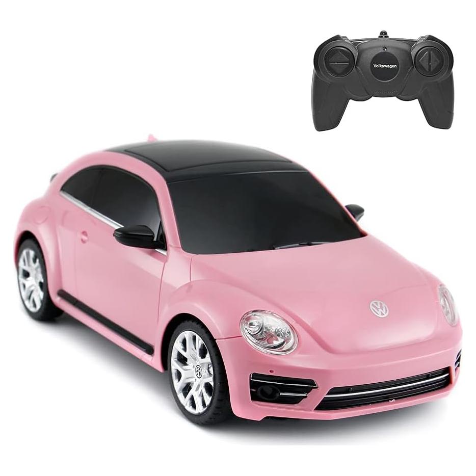 Coche RC RASTAR Beetle Rosa 1:24 para Niños