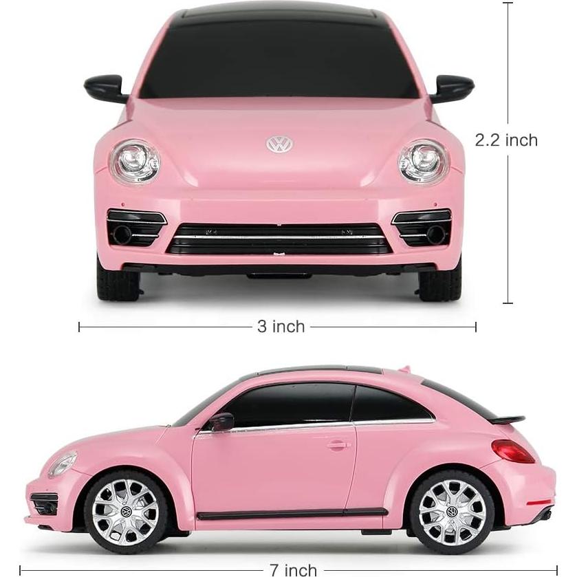 Coche RC RASTAR Beetle Rosa 1:24 para Niños