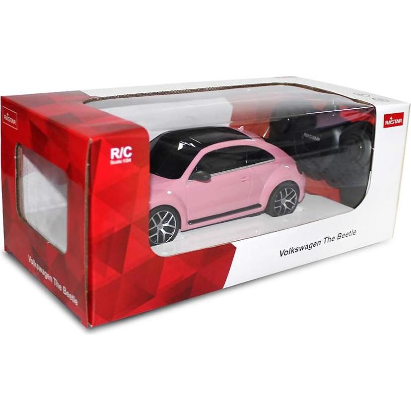 Coche RC RASTAR Beetle Rosa 1:24 para Niños