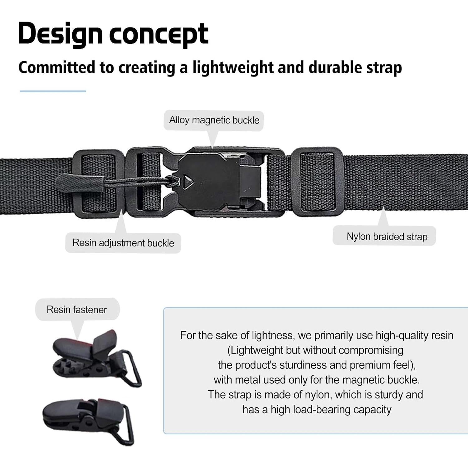 Correa de Pecho Magnética Fizzest Universal para Mochila