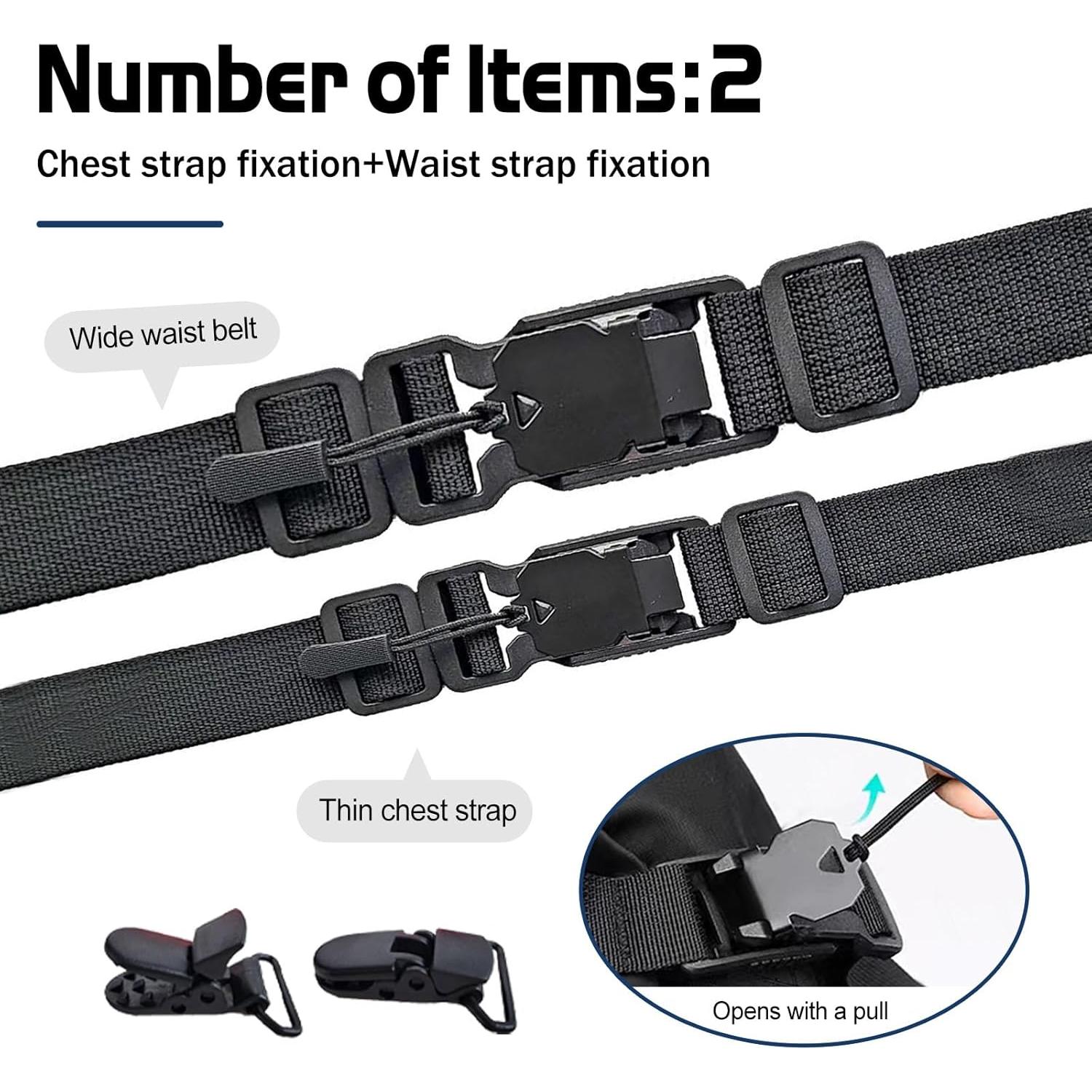 Correa de Pecho Magnética Fizzest Universal para Mochila