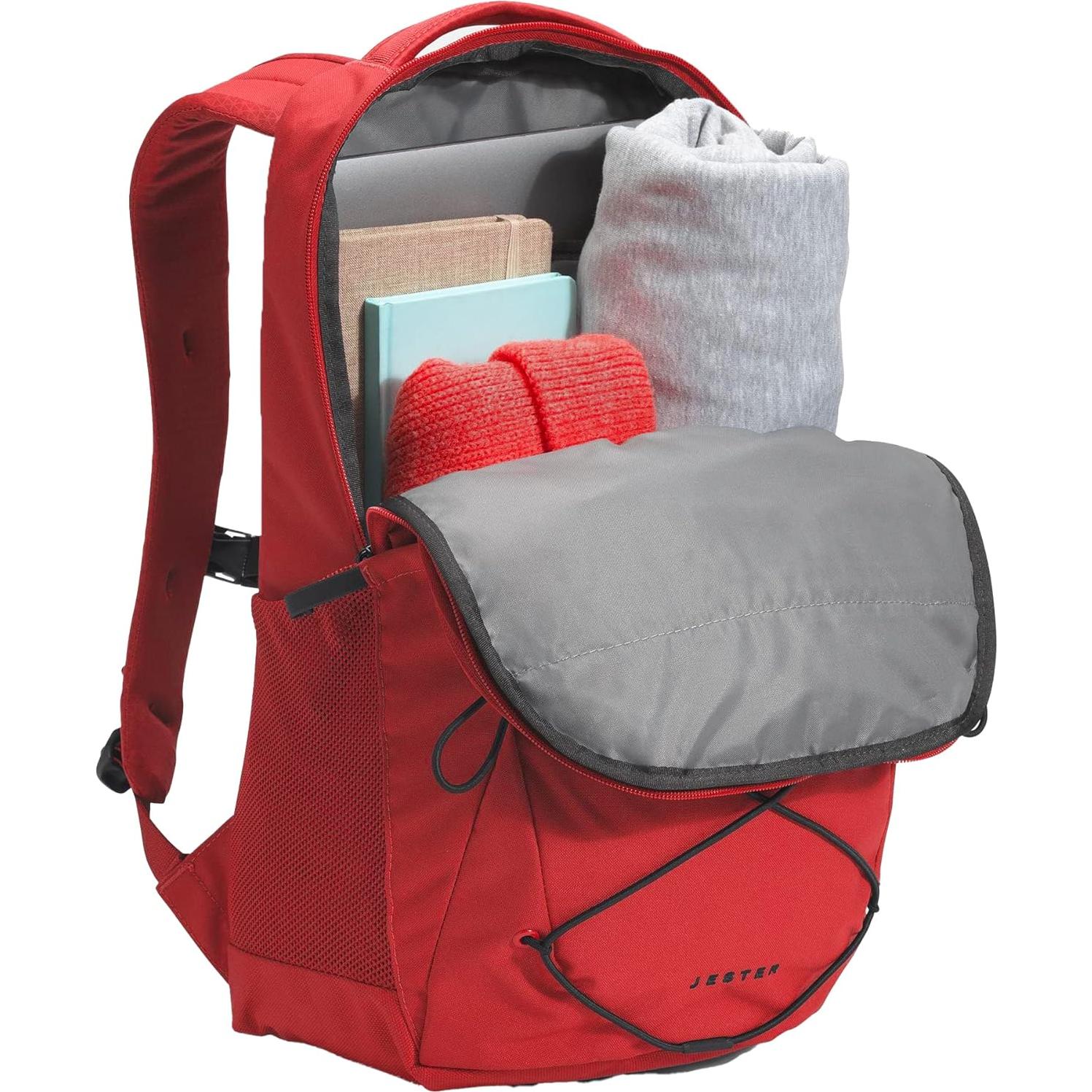 Mochila para portátil The North Face Jester 28L Rojo/Negro