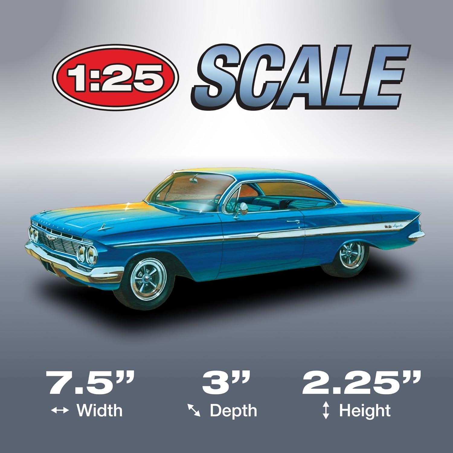 Kit de Modelo AMT 1961 Chevy Impala SS Escala 1/25
