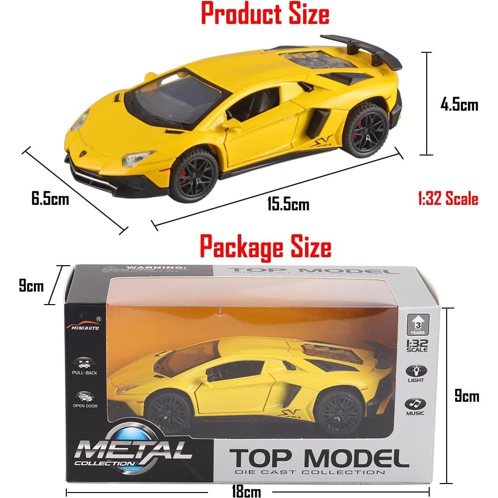 Coche de Juguete Lamborghini LP750-4 1:32 con Sonido