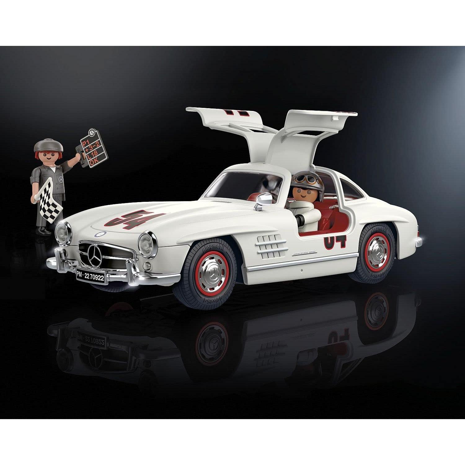 PLAYMOBIL Mercedes-Benz 300 SL con figuras y accesorios
