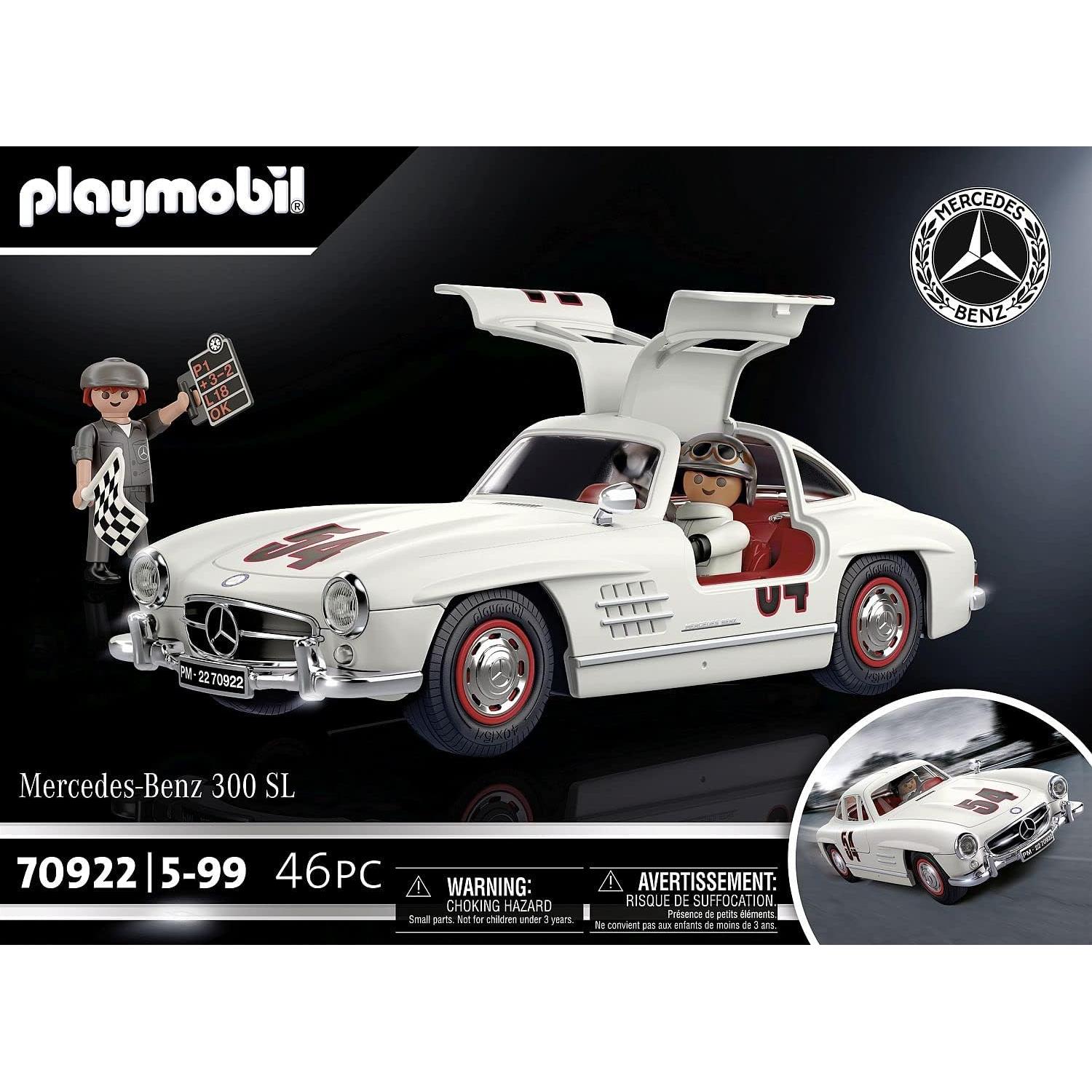 PLAYMOBIL Mercedes-Benz 300 SL con figuras y accesorios