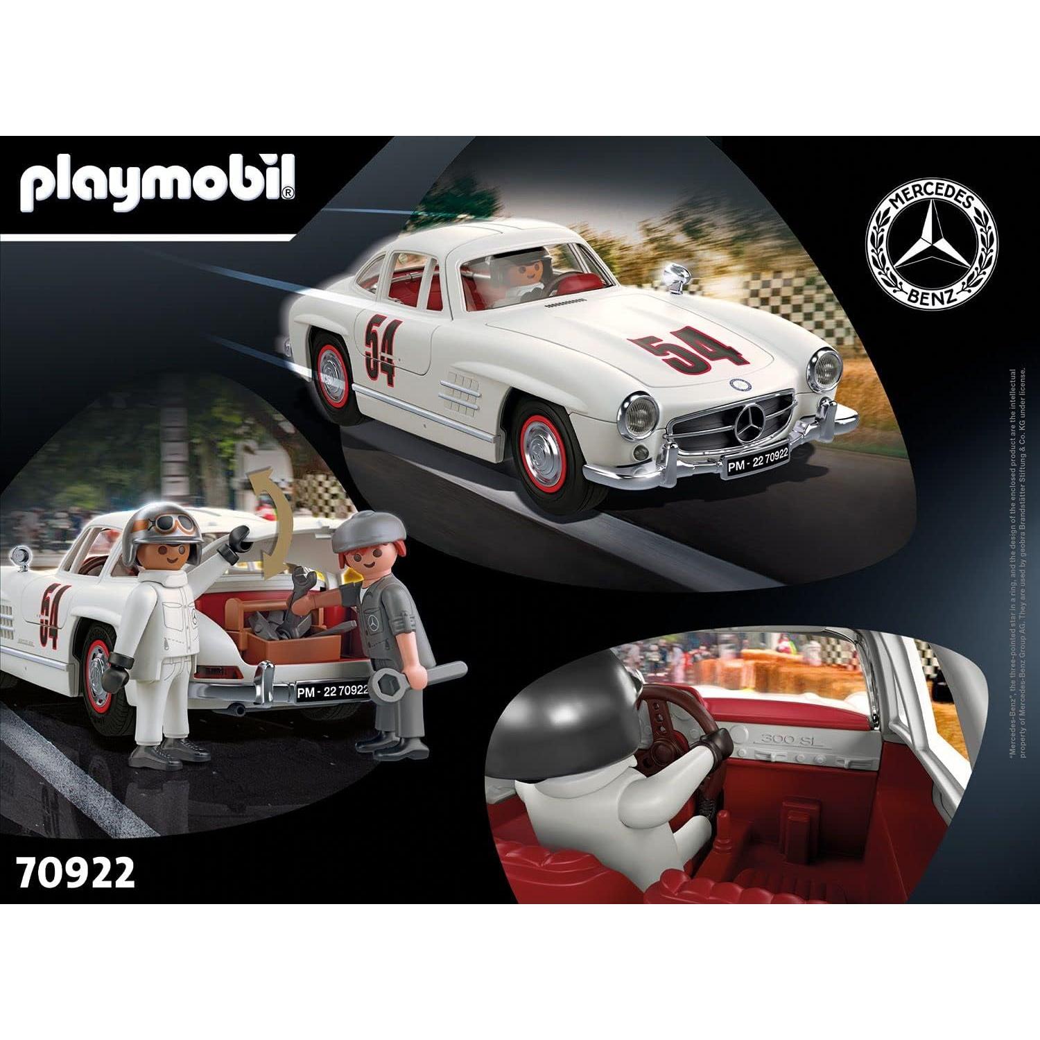 PLAYMOBIL Mercedes-Benz 300 SL con figuras y accesorios