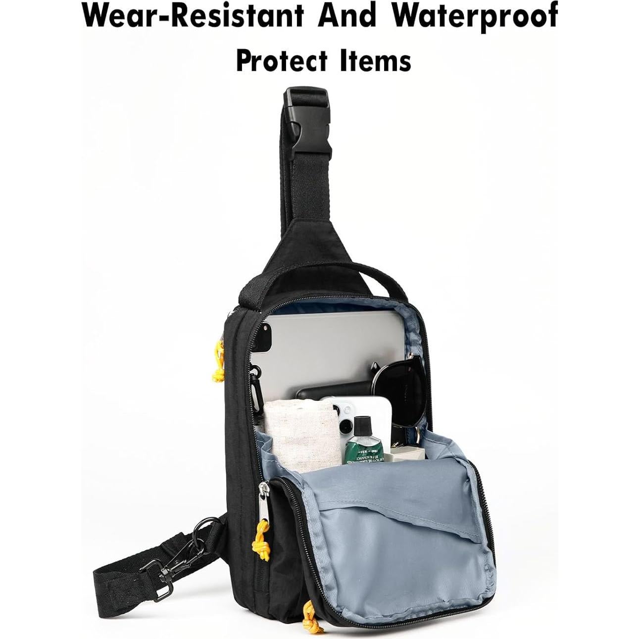 Bolso Bandolera Impermeable Retro Moderno para Hombre y Mujer 21.6x9.9x34cm