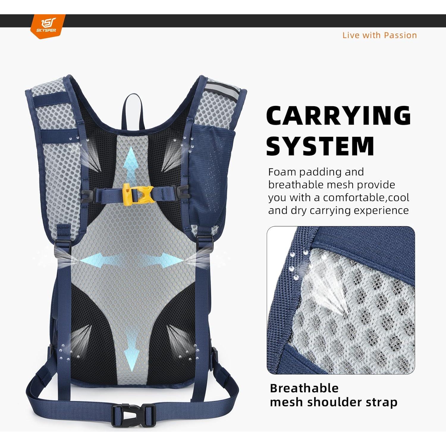 Mochila de Senderismo SKYSPER Lantc15 15L Resistente al Agua