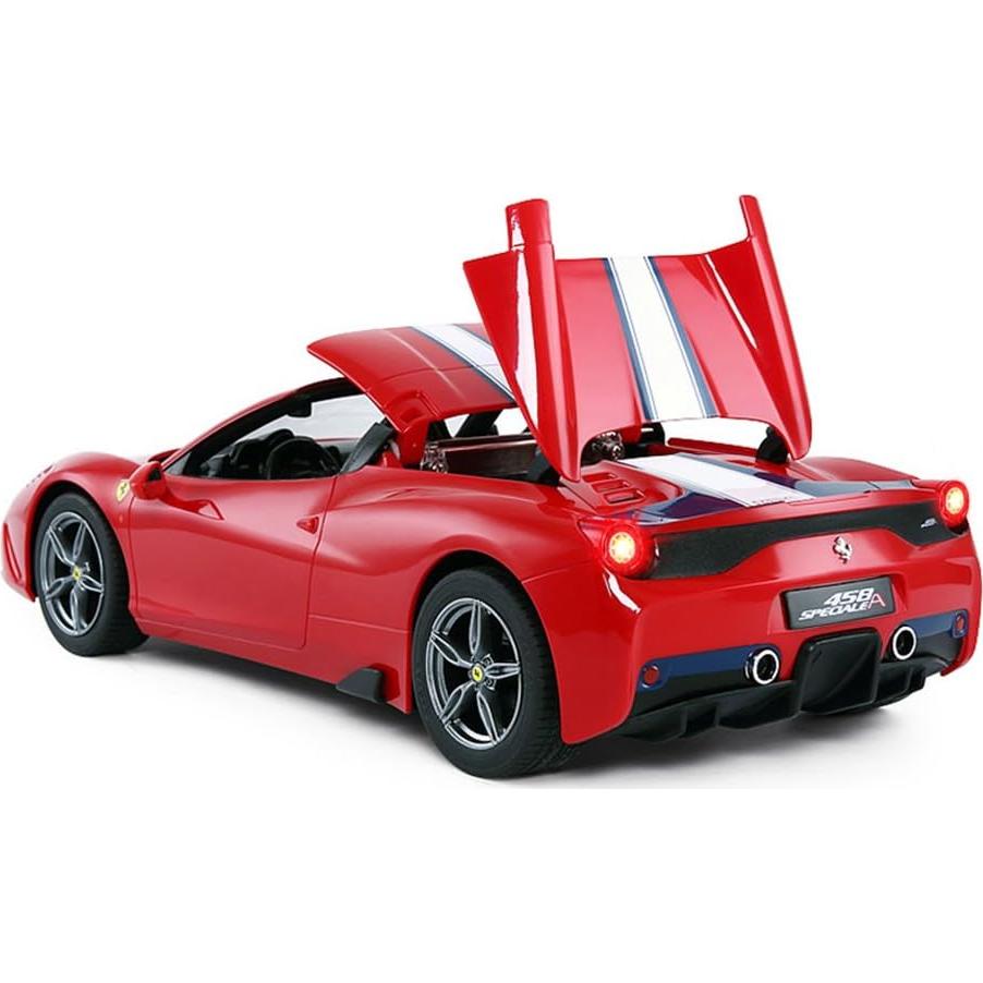 Coche RC Rastar Ferrari 458 Special A Techo Convertible Rojo
