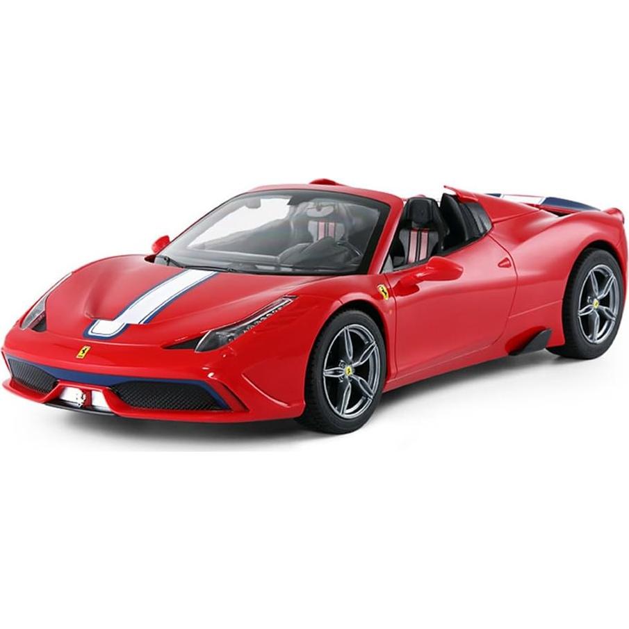 Coche RC Rastar Ferrari 458 Special A Techo Convertible Rojo
