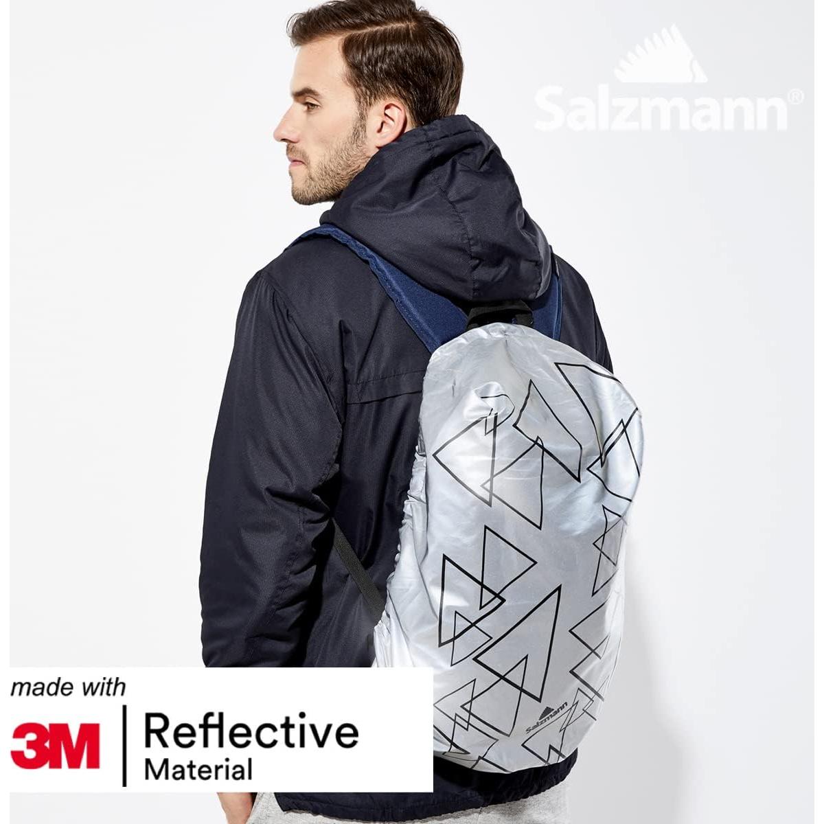 Cubierta Reflectante para Mochila Salzmann 3M - Impermeable 30L/40L