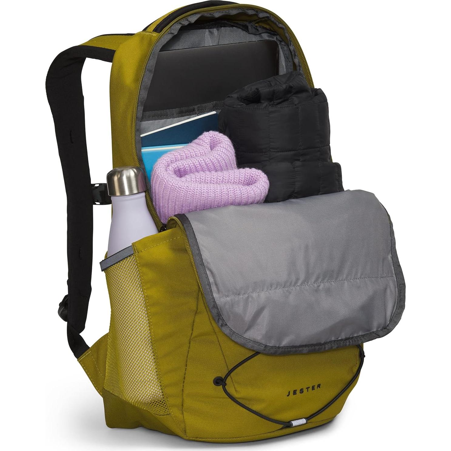 Mochila para portátil The North Face Jester 28L Musgo Sulphur/Negro