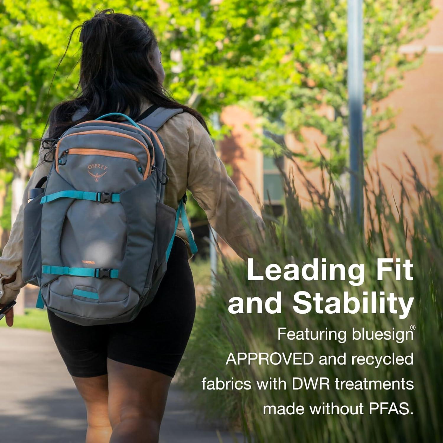 Proxima 30L Campus Laptop Backpack – Organized Everyday Pack with Tech Storage, Water Bottle Pockets, and Comfortable Carry – Perfect for School, Commute, and Travel, Black