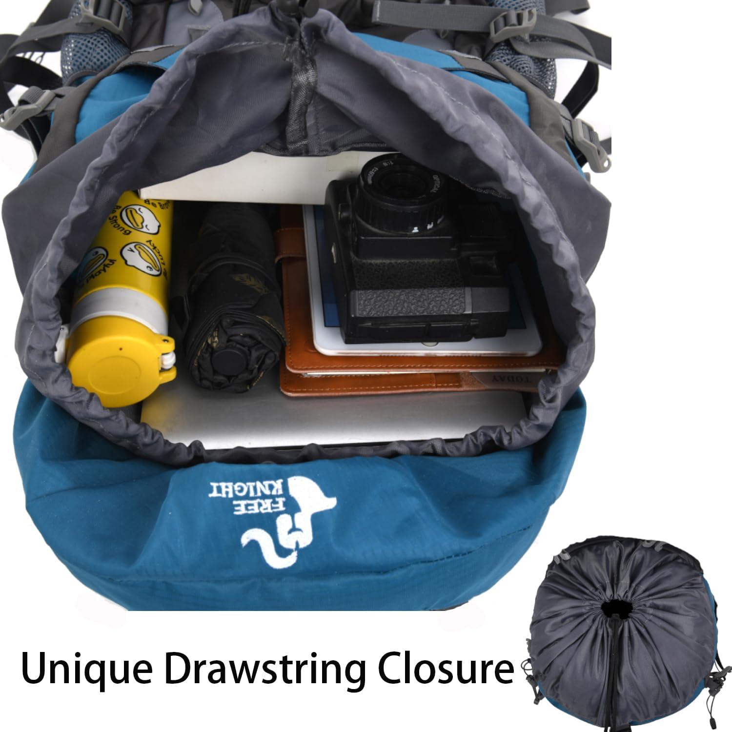 Mochila de senderismo Bseash 60L impermeable con cubierta