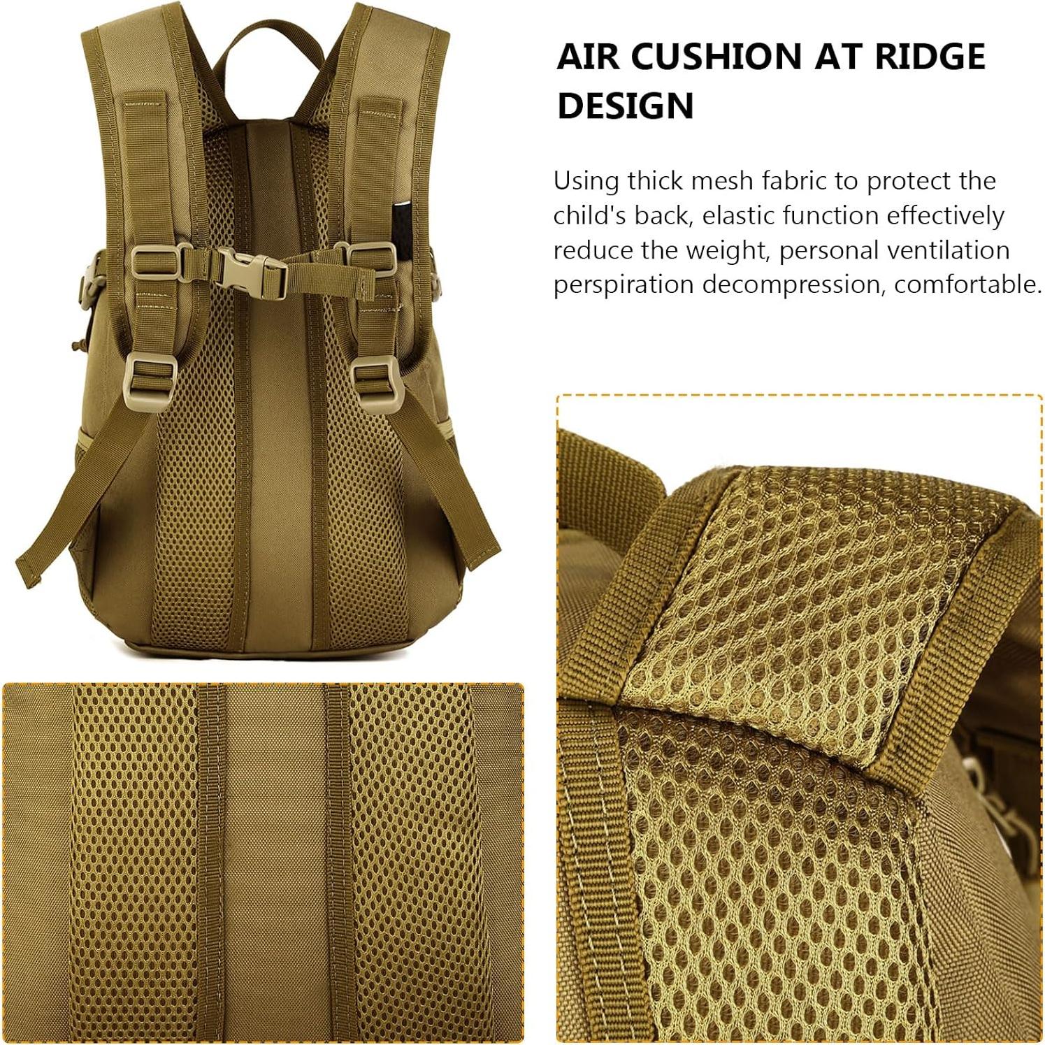 Mochila táctica ArcEnCiel 10L Nylon impermeable negra