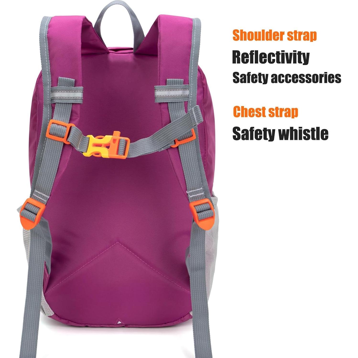 Mochila de senderismo Ivygreen para niños pequeños 14L Púrpura