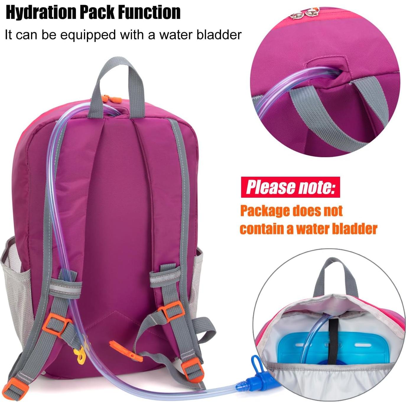 Mochila de senderismo Ivygreen para niños pequeños 14L Púrpura