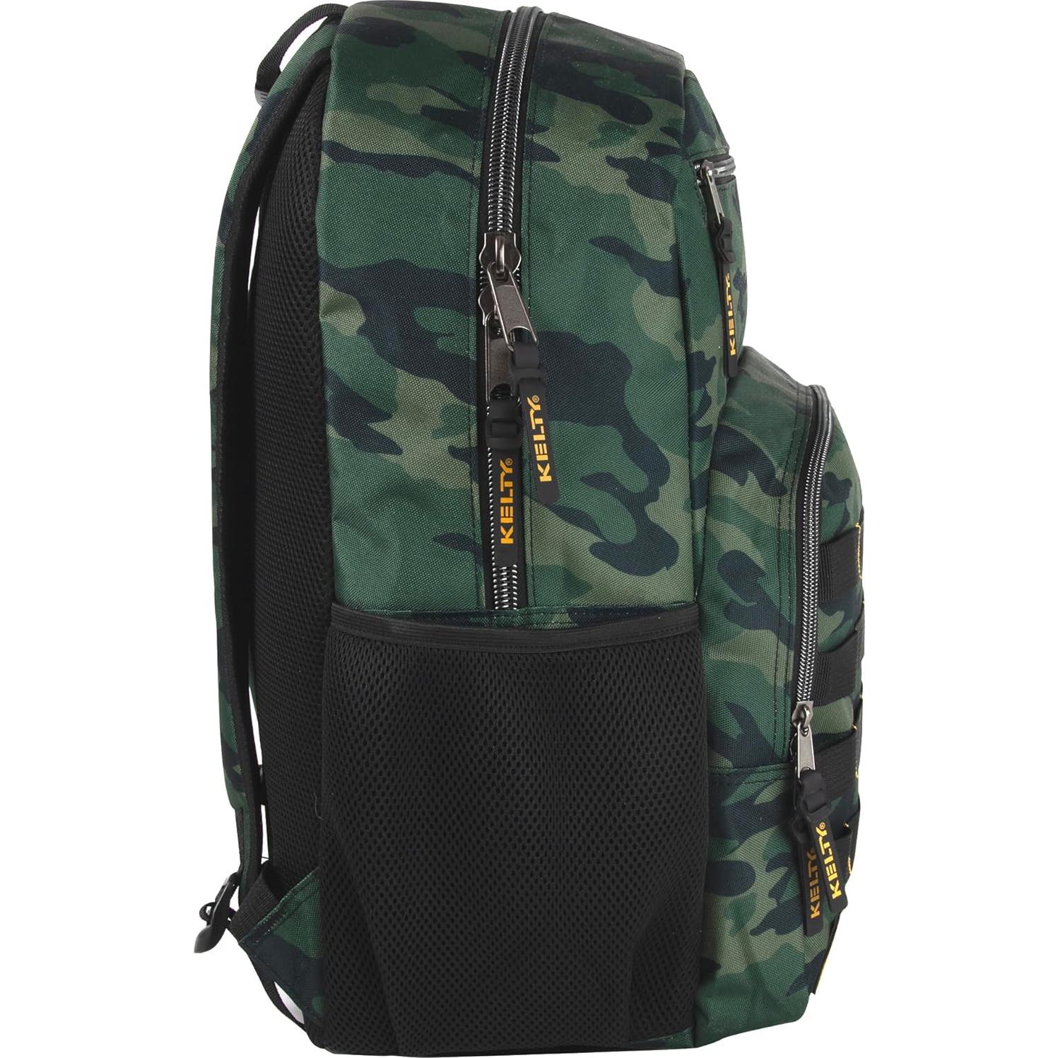 Mochila Kelty 28L Camo para Laptop 19" con Bolsillos