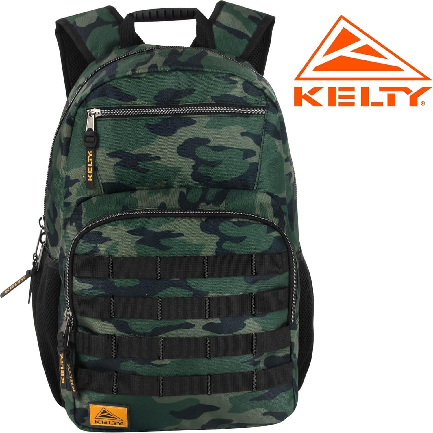 Mochila Kelty 28L Camo para Laptop 19" con Bolsillos