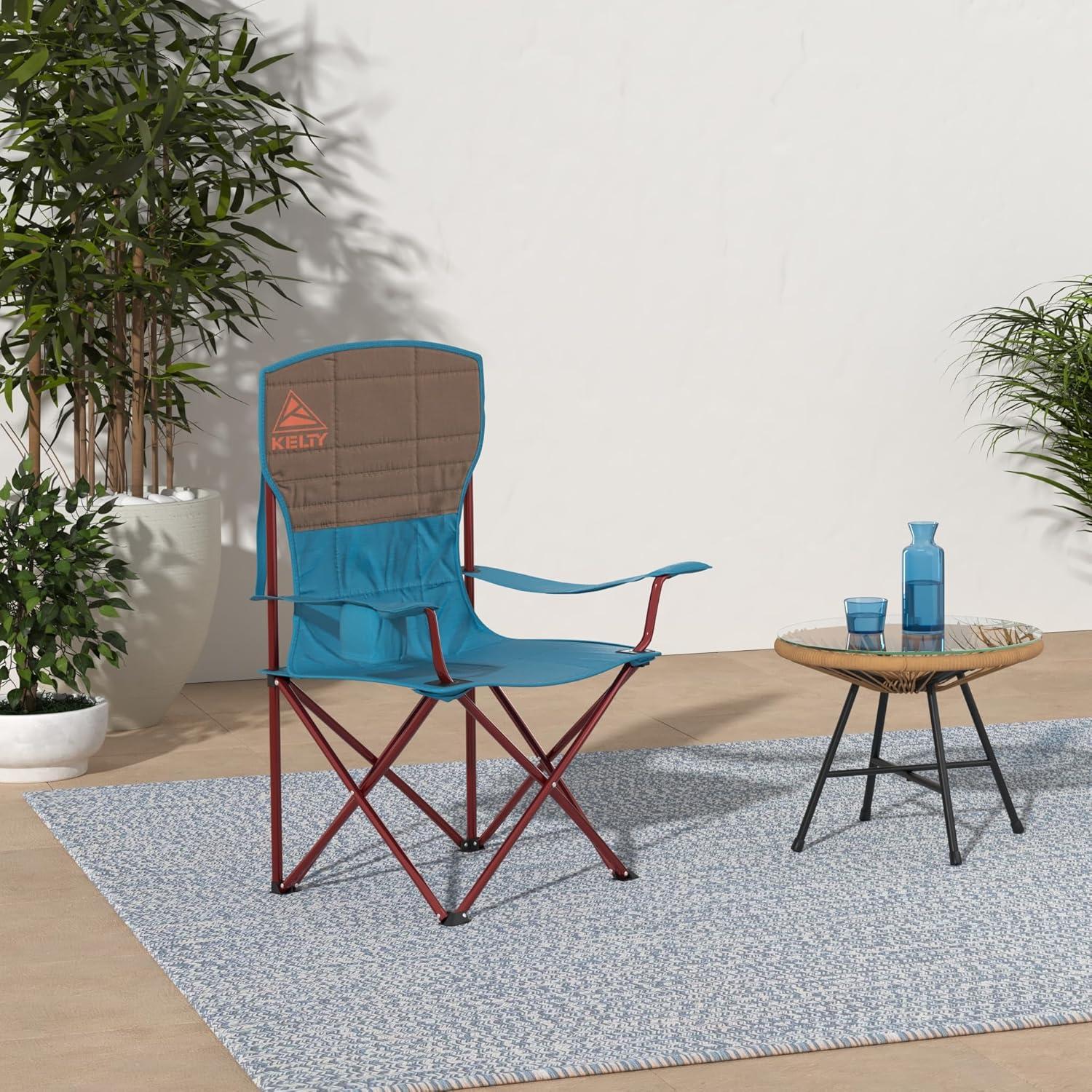 Silla Esencial Kelty Lago Profundo - Acolchada y Plegable