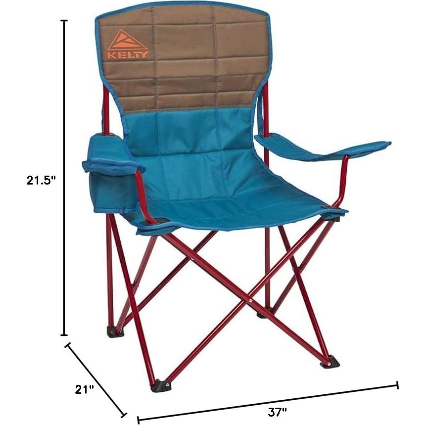 Silla Esencial Kelty Lago Profundo - Acolchada y Plegable