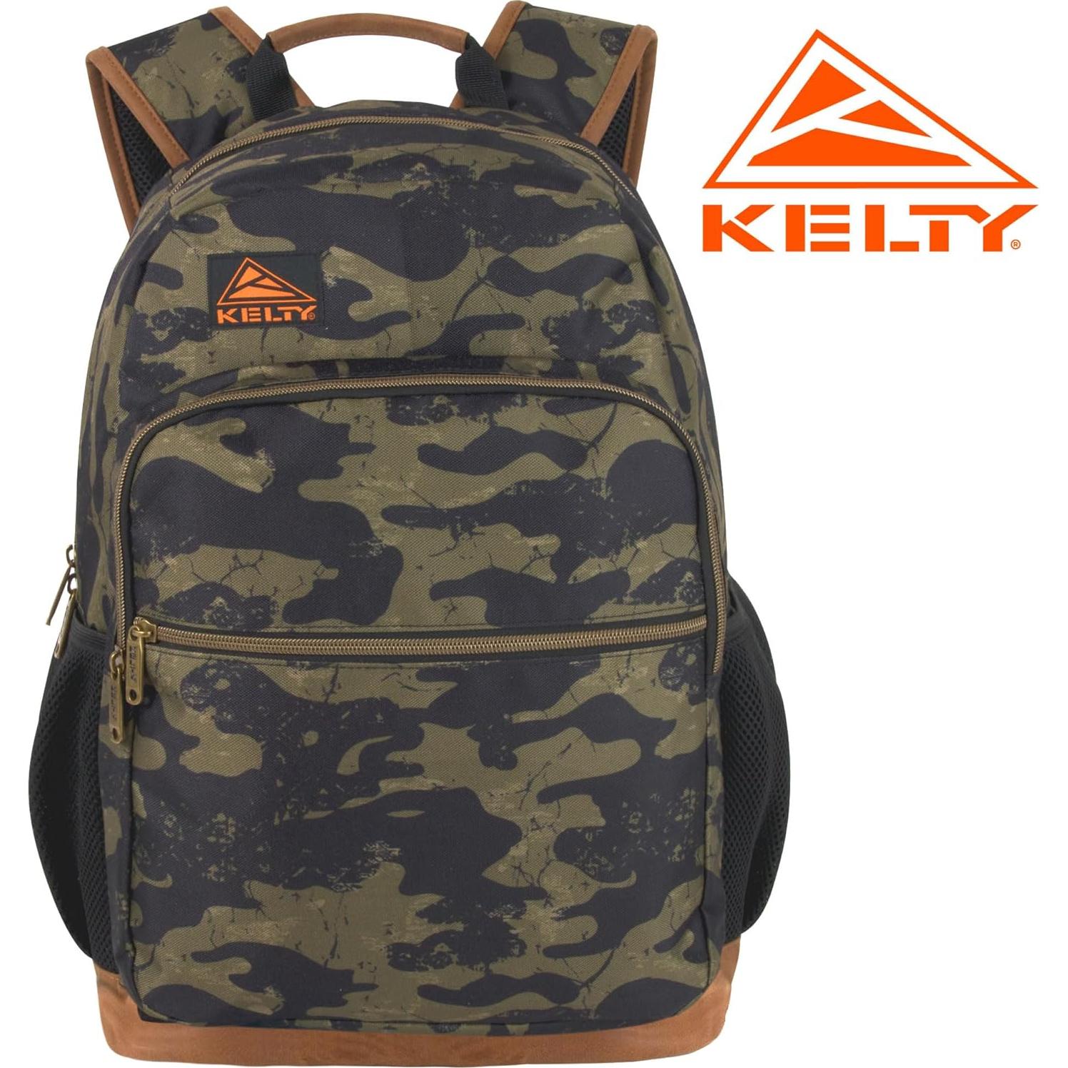 Mochila de Senderismo Kelty 25L para Laptop 18" Camuflaje