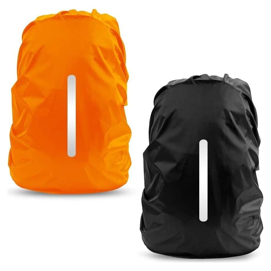 Funda Impermeable para Mochila LAMA 2 Pack S Negro Naranja
