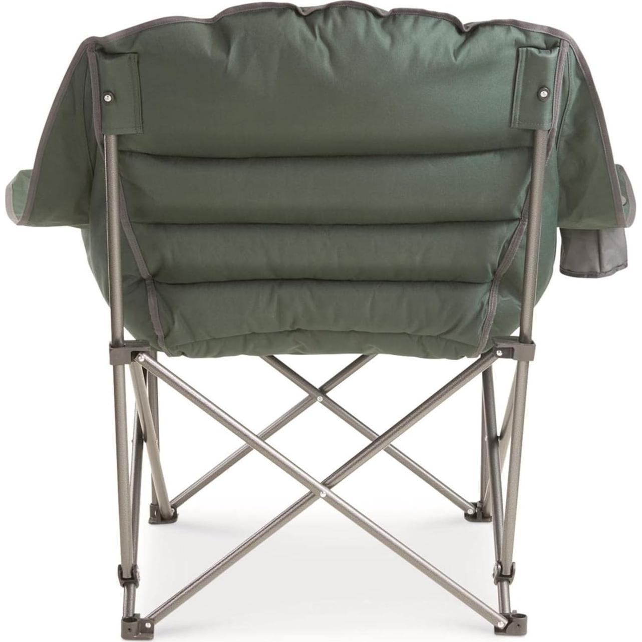 Silla de Camping Plegable Guía Gear XL Cuadros Rojos 400 lb