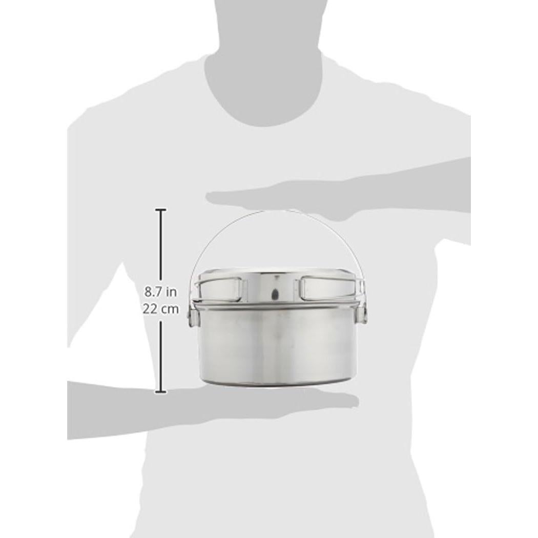 Hervidor de Acero Inoxidable Olicamp 0.95L con Tapa Sartén