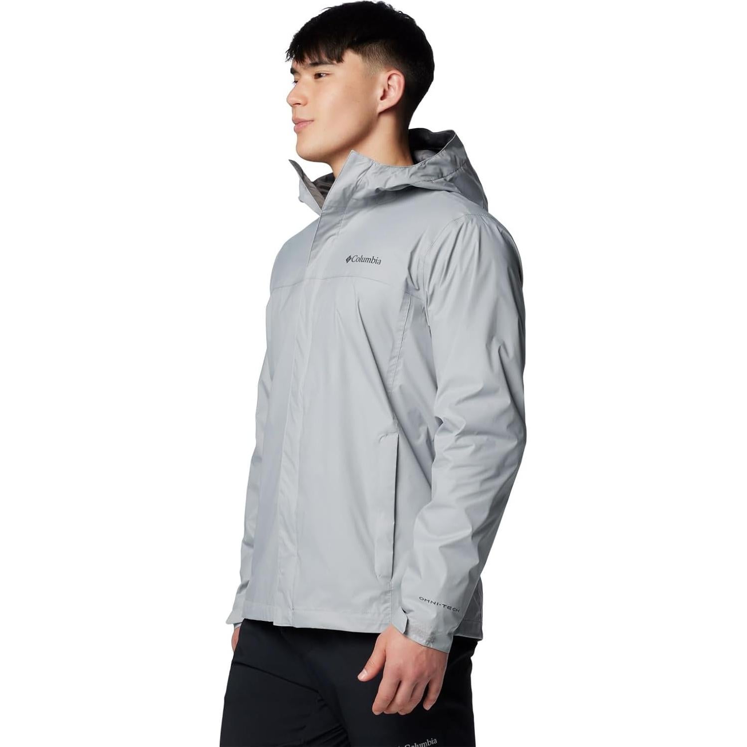 Chaqueta de Lluvia Impermeable II Hombre Columbia Gris Grande